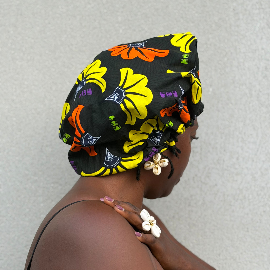 Bonnet wax & satin noir