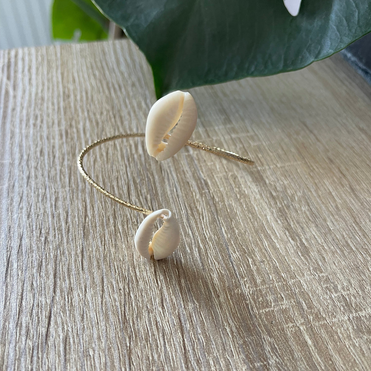 Bracelet double cauris artisanal – Farafina