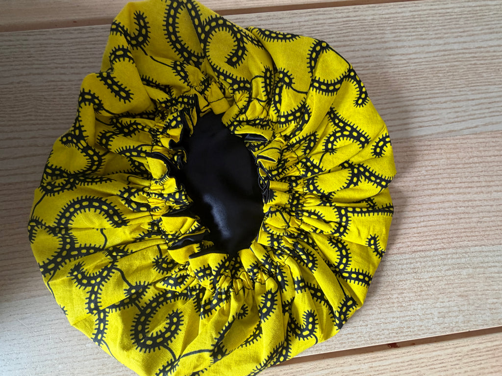 Bonnet wax jaune & noir