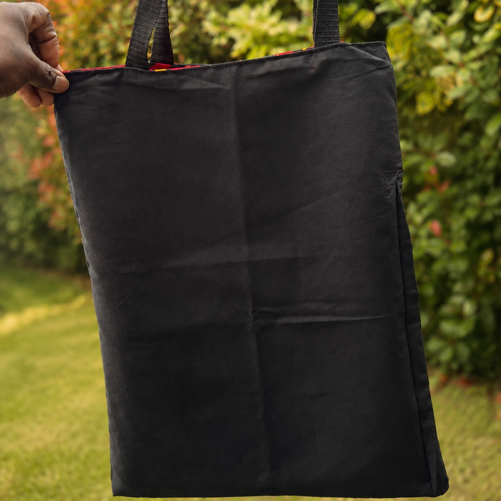 Tote bag wax – Rouge étoilé