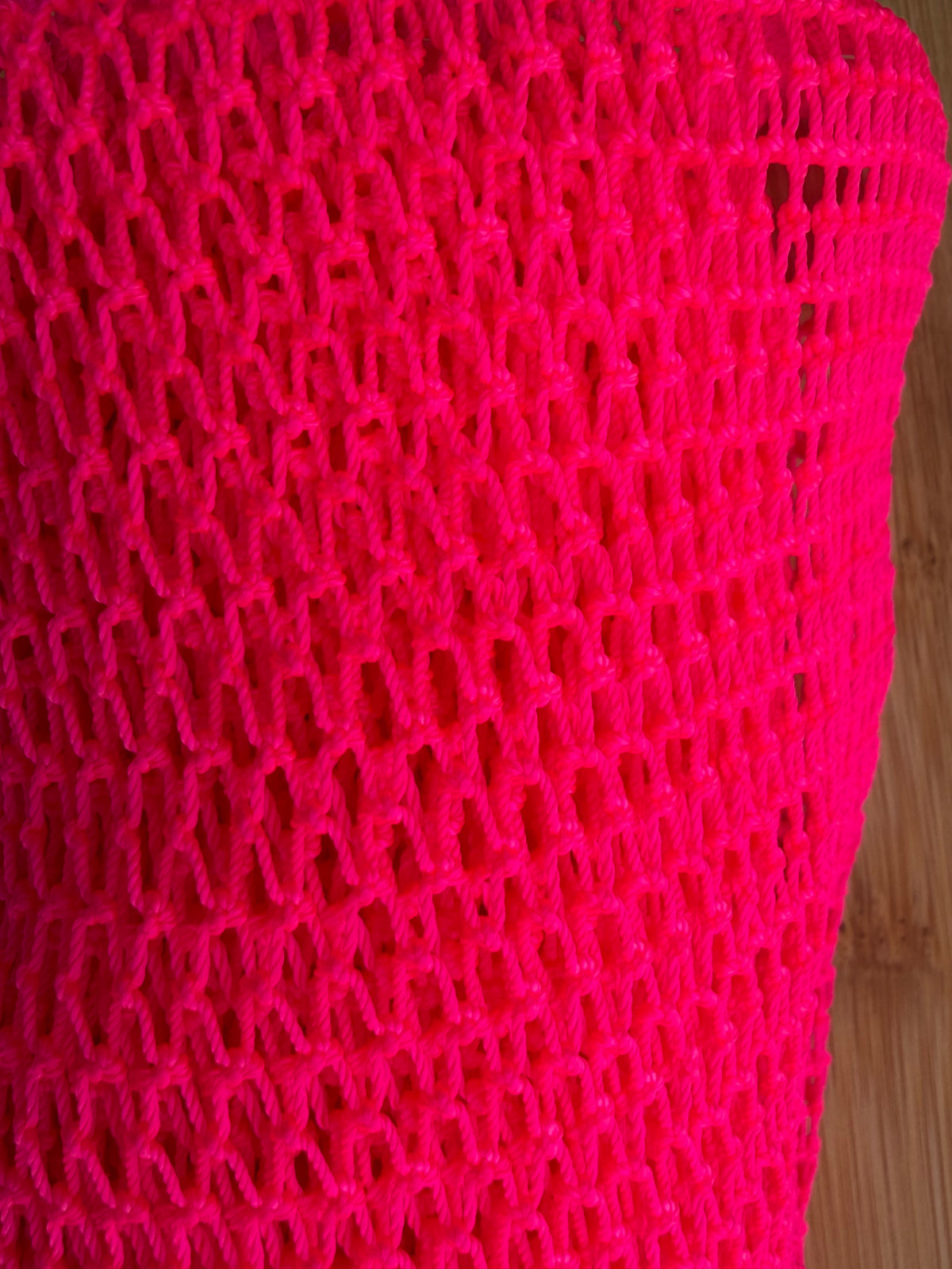 Filet de bain africain exfoliant – Rose fuchsia