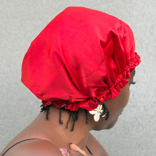 Bonnet satin & wax – Réversible