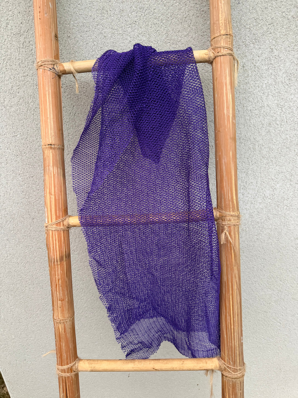 Filet de bain africain exfoliant – Violet
